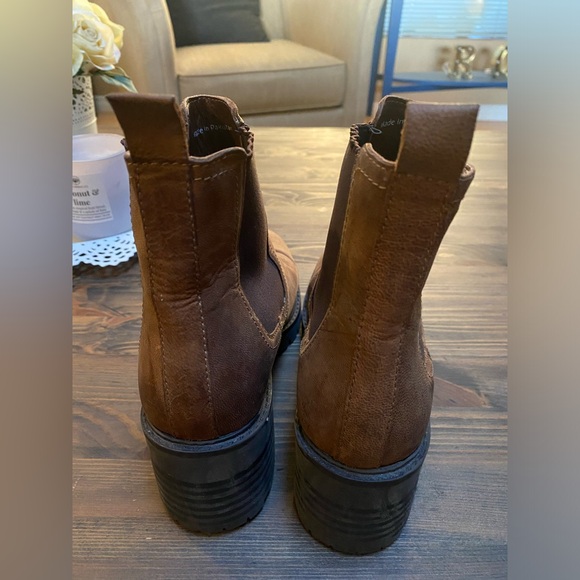 OKER WOMENS REESE COGNAC COLOUR
 BOOTS - Picture 15 of 15